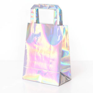 Advertising-Glitter-Hologram-bags-Silver-Foil-paper-gifts-packaging-bags-handle-with-rope-flat-wholesale-mfg