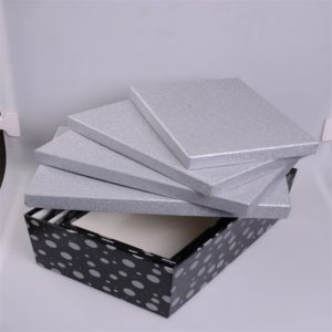Custom-premium-rectangle-emossed-gold-foil-paper-garment-box-set-packaging-with-ribbon-stain-pull-Mardi-Gras-wholesale-mfg