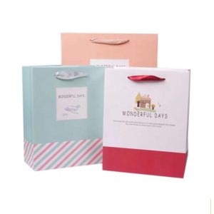 Euro-totes-Luxury-embossed-paper-Gifts-bags-with-satin-flat-rope-paper- Wedding-clothing-Packaging-Carrier-mfg