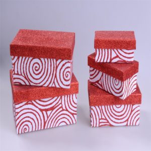 Premium-two-piece-metallic-paper-gifts-box-set- with-lid-cap-red-box--valentine-wholesale-mfg