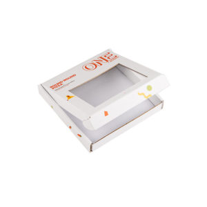 bespoke-white-flip-cover-pizza-packaging-box-with-pvc-window-mfg-Asia