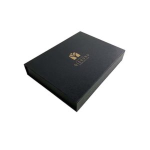 custom-hot-stamping-gold-luxury-box-black-magnetic-closure-folding-paper-gift-box-flip-cover-souvenir-box-with-eva-lining-mfg