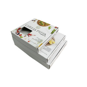 custom-white-pizza-packaging-corrugated-paper-box-with-plastic-pvc-clear-window-mfg-Asia