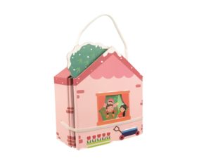 folding-House-Shaped-Candy-Gift-Packaging-Box-Merry-Christmas-custom-paper-Box- Chocolate-mfg-China