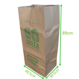 Brown-recyclable-Paper-Bag-Yard-Waste-Lawn-Leaf-Bag-Trash-Garbage-Paper-Garden-bag