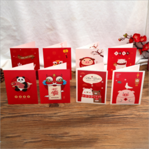 Chinese-new-year-joyous-red-card-festival-greeting-card-wholesale