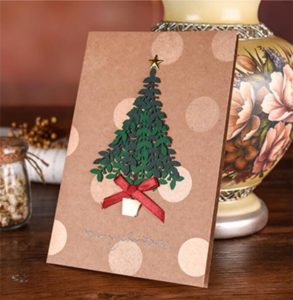 Merry-Christmas-custom-greeting-card- happy-birthday-Folded -kraft-paper-gift-cards-wholesale-mfg