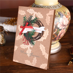 Merry-Christmas-greeting-card- happy-birthday-Folded -kraft-paper-gift-cards-mfg