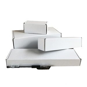 Plain-white-paperboard-mailer-box-folding-flat-shipping-boxes-wholesale