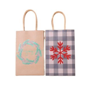 Wholesale-fancy-Christmas-kraft-paper-gifts-bag-printing-snowflake-hot-stamping-bag-handle-string-mfg