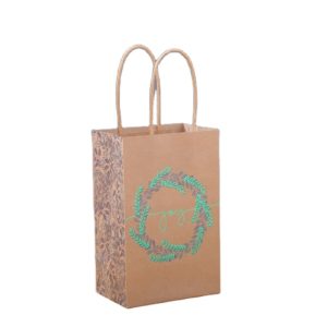 Wholesale-fancy-Christmas-kraft-paper-gifts-bag-print-snowflake-hot-stamping-shopping-bag-string-mfg