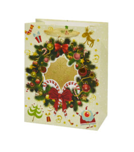 Wholesale-luxury-Christmas-Paper-gift-Bag-hot-stamping- Glitter-Craft-Paper Gift-Euro-totes-packaging -bag