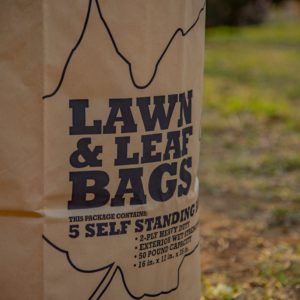 brown-eco-friendly-large-capacity-garbage-bag- kraft-paper-lawn-and-leaves-bag-recyclable-paper-kitchen-trash-bags