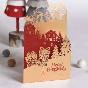 printed-3d-christmas-greeting-card-and-Merry-christmas-festival-envelope-handmade-wholesale